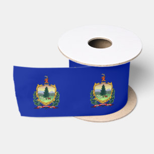 vlag van Vermont Satijnen Lint