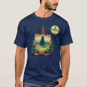 vlag van Vermont T-shirt (Voorkant)