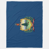Vlag van Vermont (VS-staat) Fleece Deken (Voorkant)
