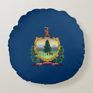 Vlag van Vermont (VS-staat) Rond Kussen