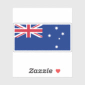 Vlag van Victoria (1870-1877), Australië Sticker (Vel)