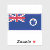 Vlag van Victoria (1877), Australië Sticker (Vel)