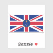 Vlag van Victoria (1903-1952), Australië Sticker (Vel)