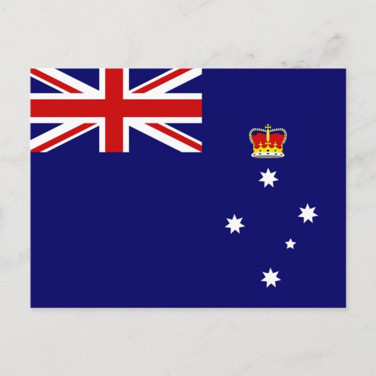 Vlag van Victoria, Australië Briefkaart (Voorkant)