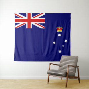 Vlag van Victoria, Australië Wandkleed