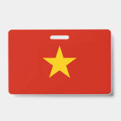 Vlag van Vietnam Badge (Achterkant)