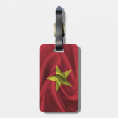 Vlag van Vietnam Bagagelabel (Achterkant verticaal)