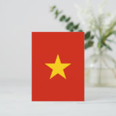 Vlag van Vietnam Briefkaart (Staand voorkant)