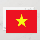 Vlag van Vietnam Briefkaart (Voorkant / Achterkant)