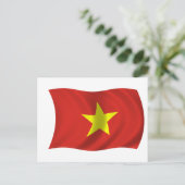 Vlag van Vietnam Briefkaart (Staand voorkant)