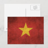  vlag van Vietnam Briefkaart (Voorkant / Achterkant)