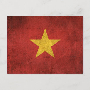 vlag van Vietnam Briefkaart