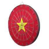Vlag van Vietnam Dartbord (Voorkant Rechts)