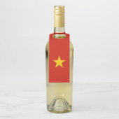 Vlag van Vietnam Flessenhanger (Op fles)