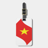 Vlag van Vietnam Golft Bagagelabel (Voorkant verticaal)