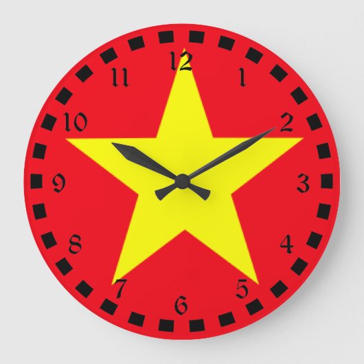 Vlag van Vietnam Grote Klok (Voorkant)