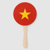 Vlag van Vietnam Handwaaier (Voorkant)