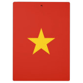 Vlag van Vietnam Klembord (Achterkant)