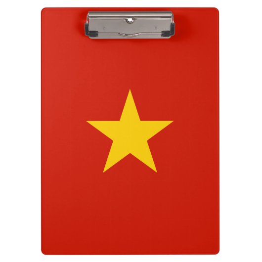 Vlag van Vietnam Klembord (Voorkant)