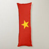 Vlag van Vietnam Lichaamskussen (Achterkant (Verticaal))