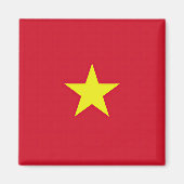 Vlag van Vietnam Magneet (Voorkant)