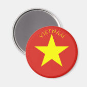 vlag van vietnam magneet (Voorkant / Achterkant)