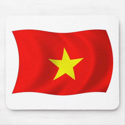 Vlag van Vietnam Muismat (Voorkant)