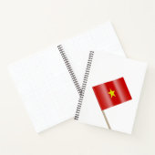 Vlag van Vietnam Notitieboek (Binnen)