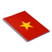 Vlag van Vietnam Notitieboek (Rechterzijde)