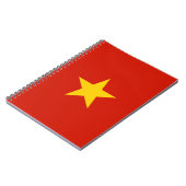 Vlag van Vietnam Notitieboek (Linkerzijde)