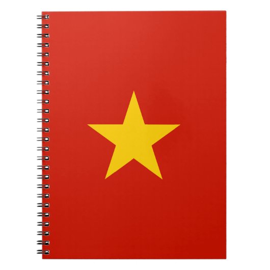 Vlag van Vietnam Notitieboek (Voorkant)