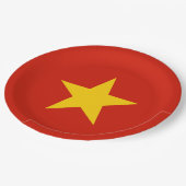 Vlag van Vietnam Papieren Bordje (Gekanteld)