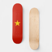 Vlag van Vietnam Persoonlijk Skateboard (Voorkant)