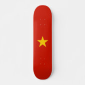 Vlag van Vietnam Persoonlijk Skateboard (Voorkant)