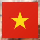 Vlag van Vietnam Raamsticker (Vel 2)
