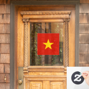 Vlag van Vietnam Raamsticker