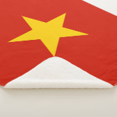 Vlag van Vietnam Sherpa Deken (3/4)