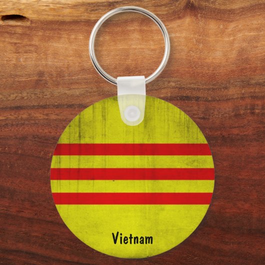 Vlag van Vietnam Sleutelhanger (Voorkant)
