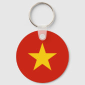 Vlag van Vietnam Sleutelhanger (Achterkant)