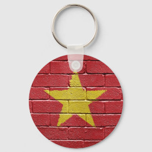 Vlag van Vietnam Sleutelhanger