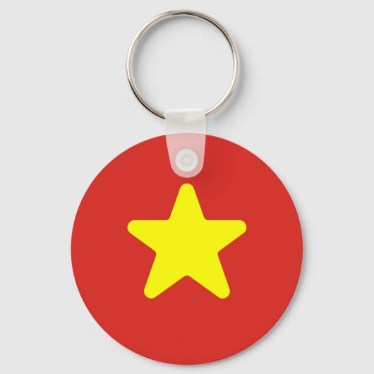 Vlag van Vietnam Sleutelhanger (Voorkant)