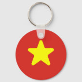 Vlag van Vietnam Sleutelhanger (Achterkant)
