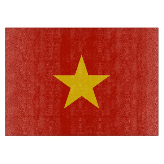 Vlag van Vietnam Snijplank (Voorkant)