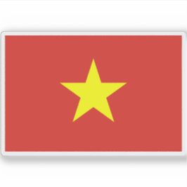 Vlag van Vietnam Sticker