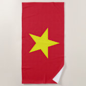 Vlag van Vietnam Strandlaken (Voorkant)