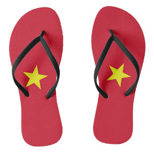 Vlag van Vietnam Teenslippers