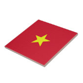 Vlag van Vietnam Tegeltje (Zijkant)