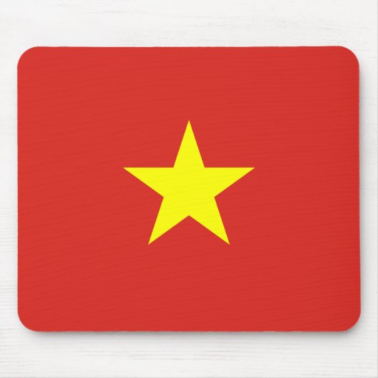 Vlag van Vietnam (Vietnam) Muismat (Voorkant)