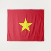 Vlag van Vietnam Wandkleed (Voorkant (horizontaal))
