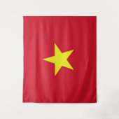 Vlag van Vietnam Wandkleed (Voorkant)